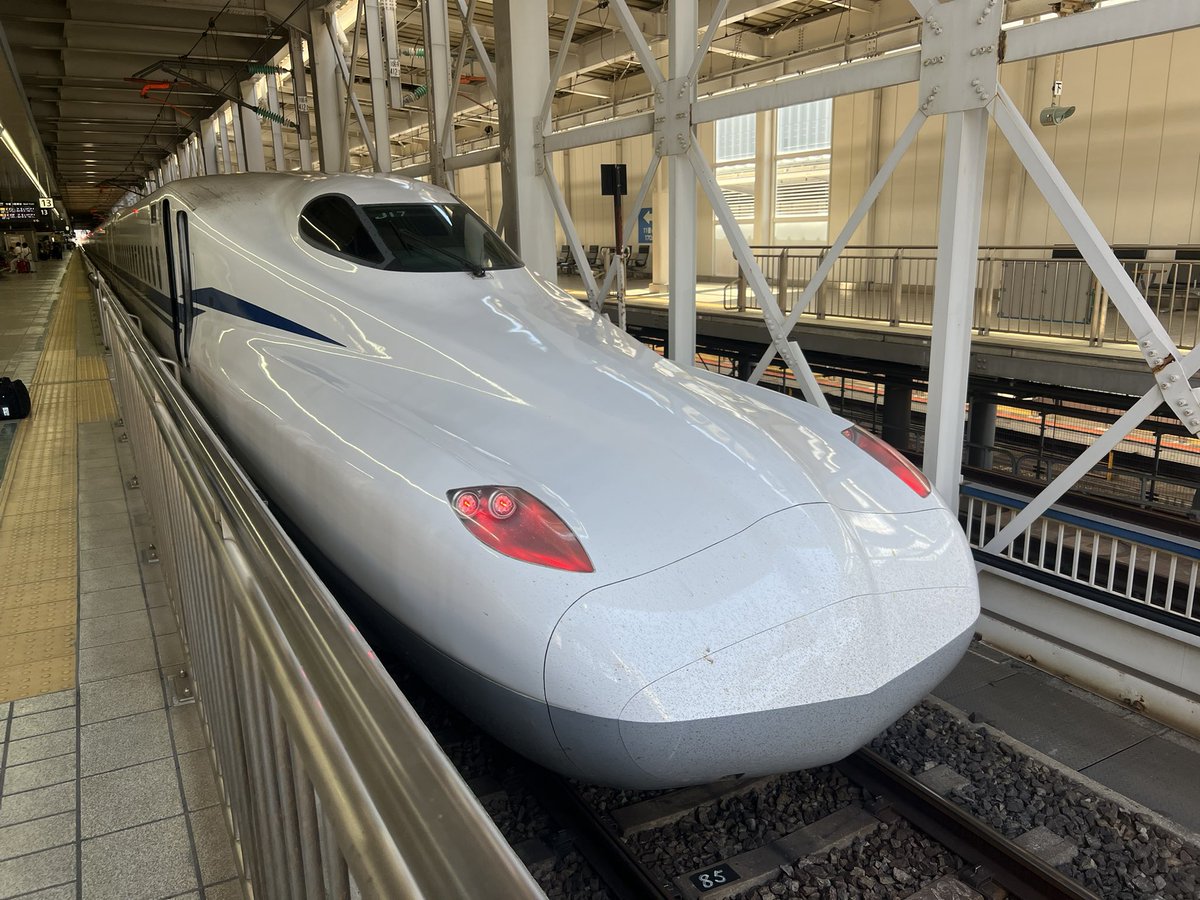 京都1225発博多（1509着）行き #N700S J17編成の「のぞみ23号」は