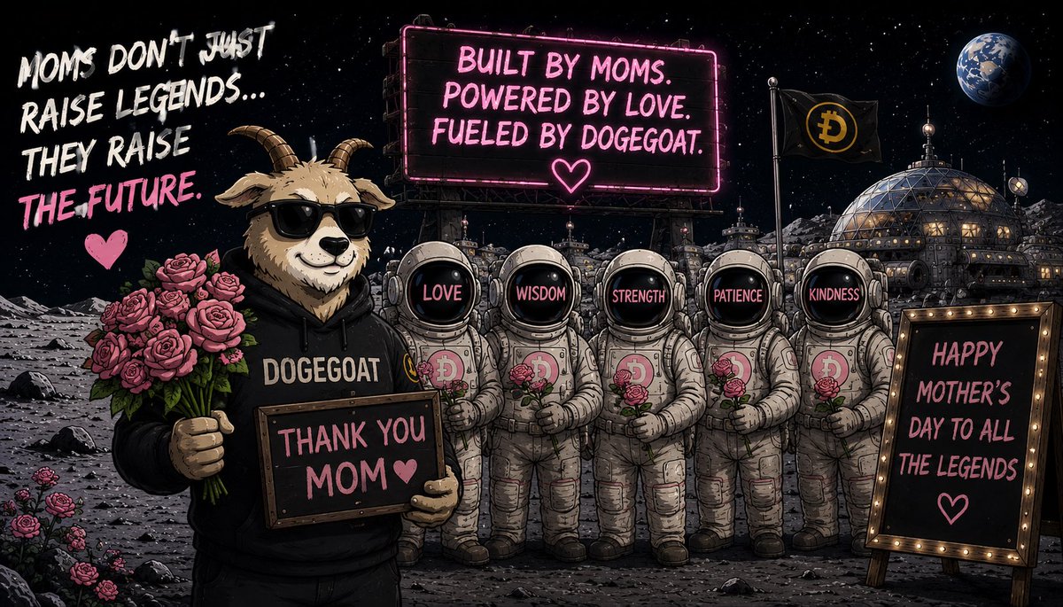 DOGEGOATREVOLT's tweet photo. Happy Mothers Day to all Mom’s on Earth and out in space!! #DOGEGOAT https://t.co/DtUxml0ver