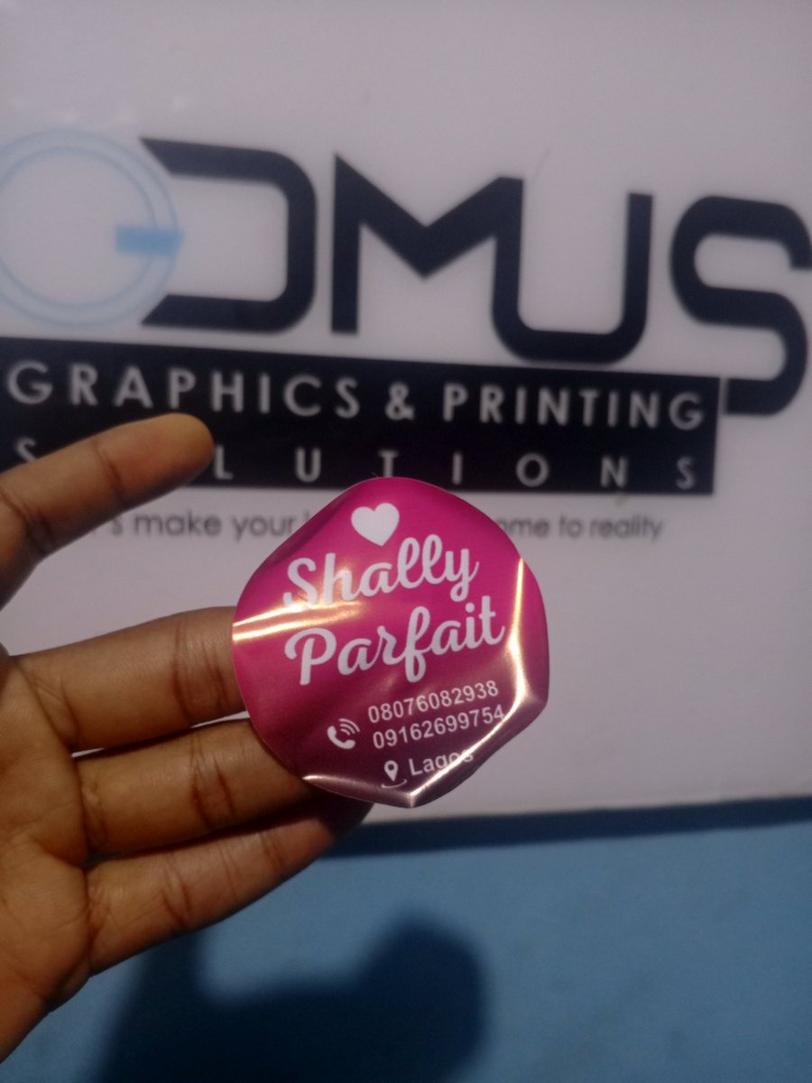 odmusprints's tweet photo. Premium logo stickers for premium brands. ✨

Need yours? Send a DM or contact 09037037637

Quality and prompt delivery is still our top priority 👍✅ 

#LogoSticker #RoundSticker #CustomStickers #BrandIdentity #PackagingDesign StickerPrinting https://t.co/dwcW7EX2V7