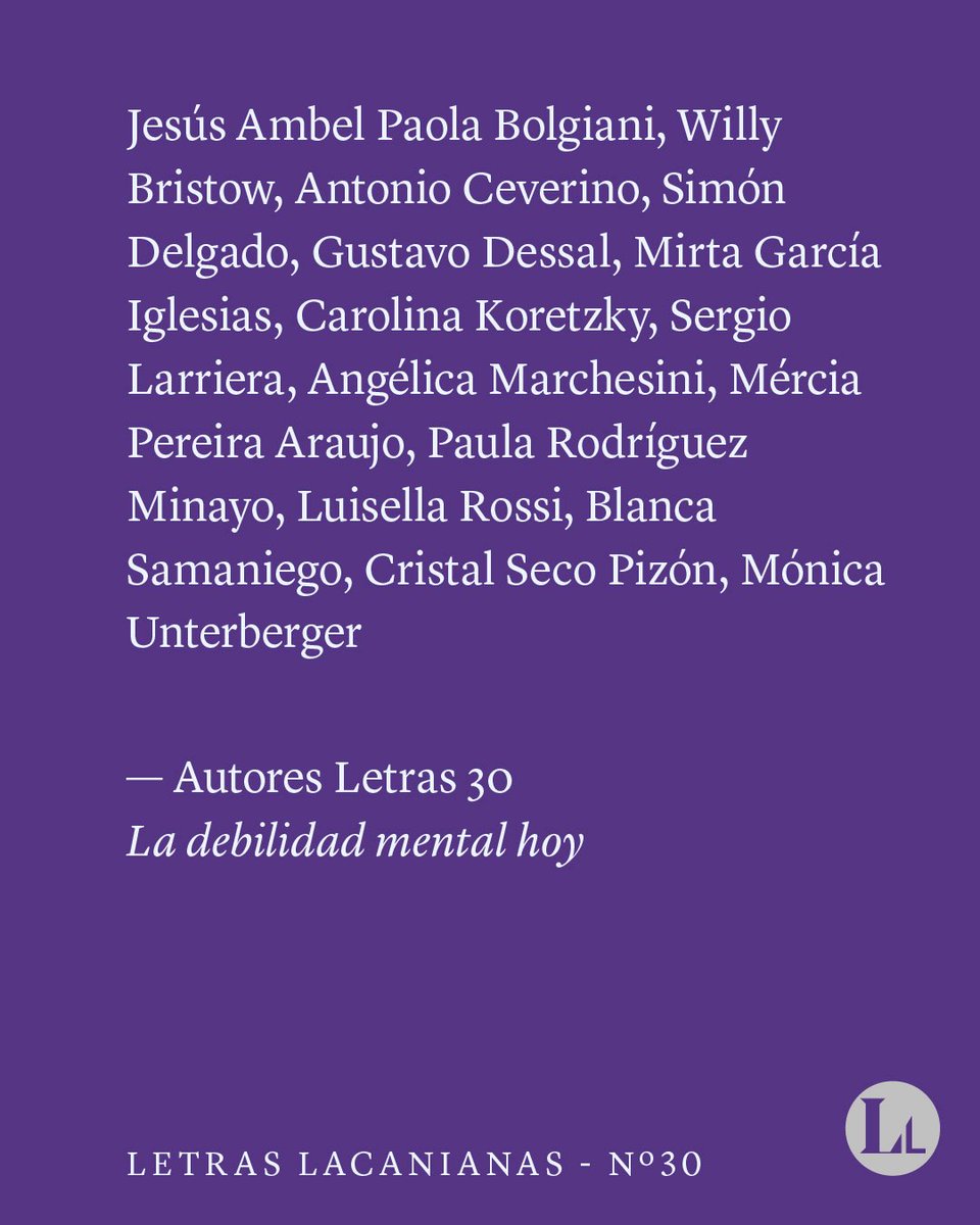 LetrasLacan's tweet photo. #Autores https://t.co/2ilOpjzEiV