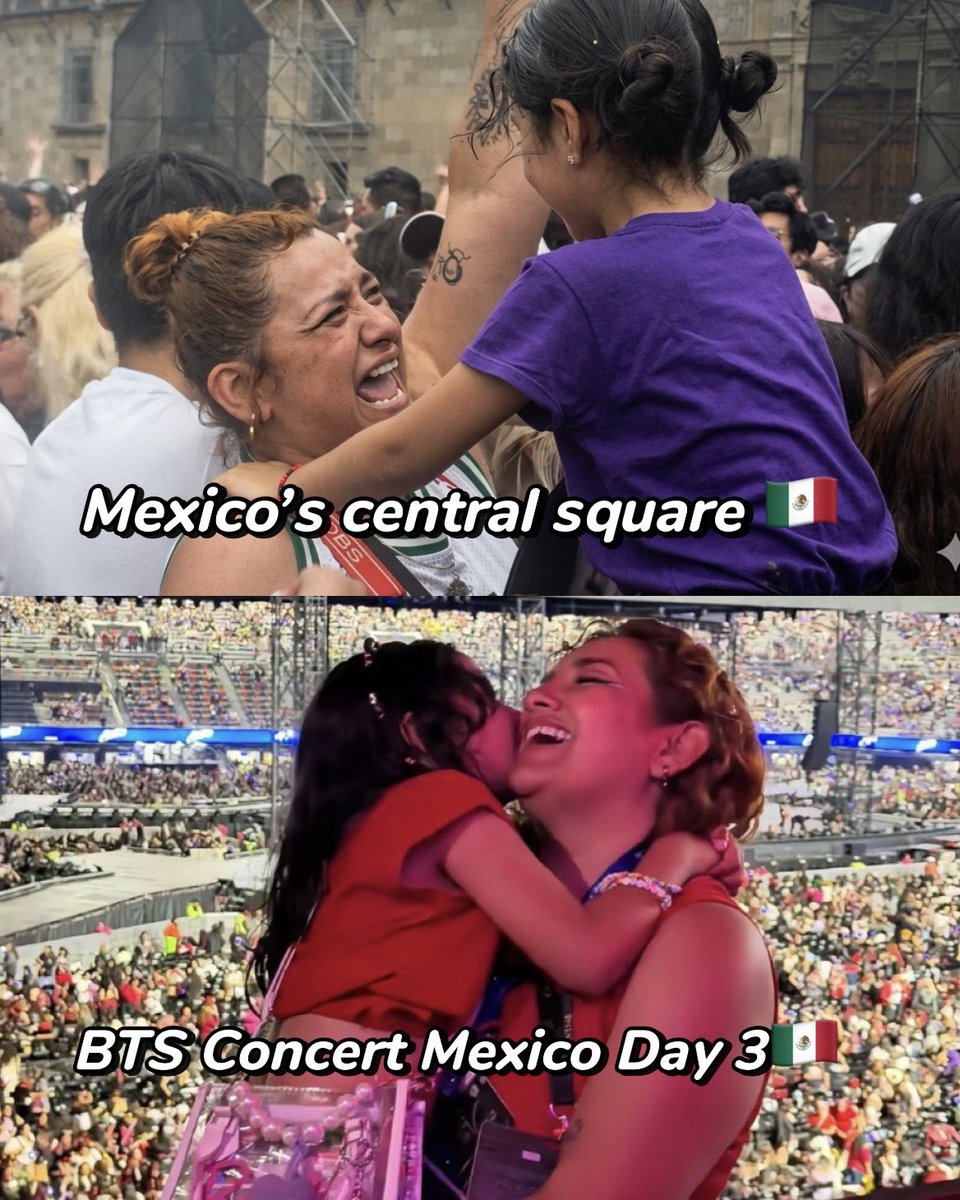 Thank you ARMY for helping this mother and daughter experience BTS even without concert tickets 🥹

LOVE BANGTAN, LOVE ARMY 🙆‍♀️