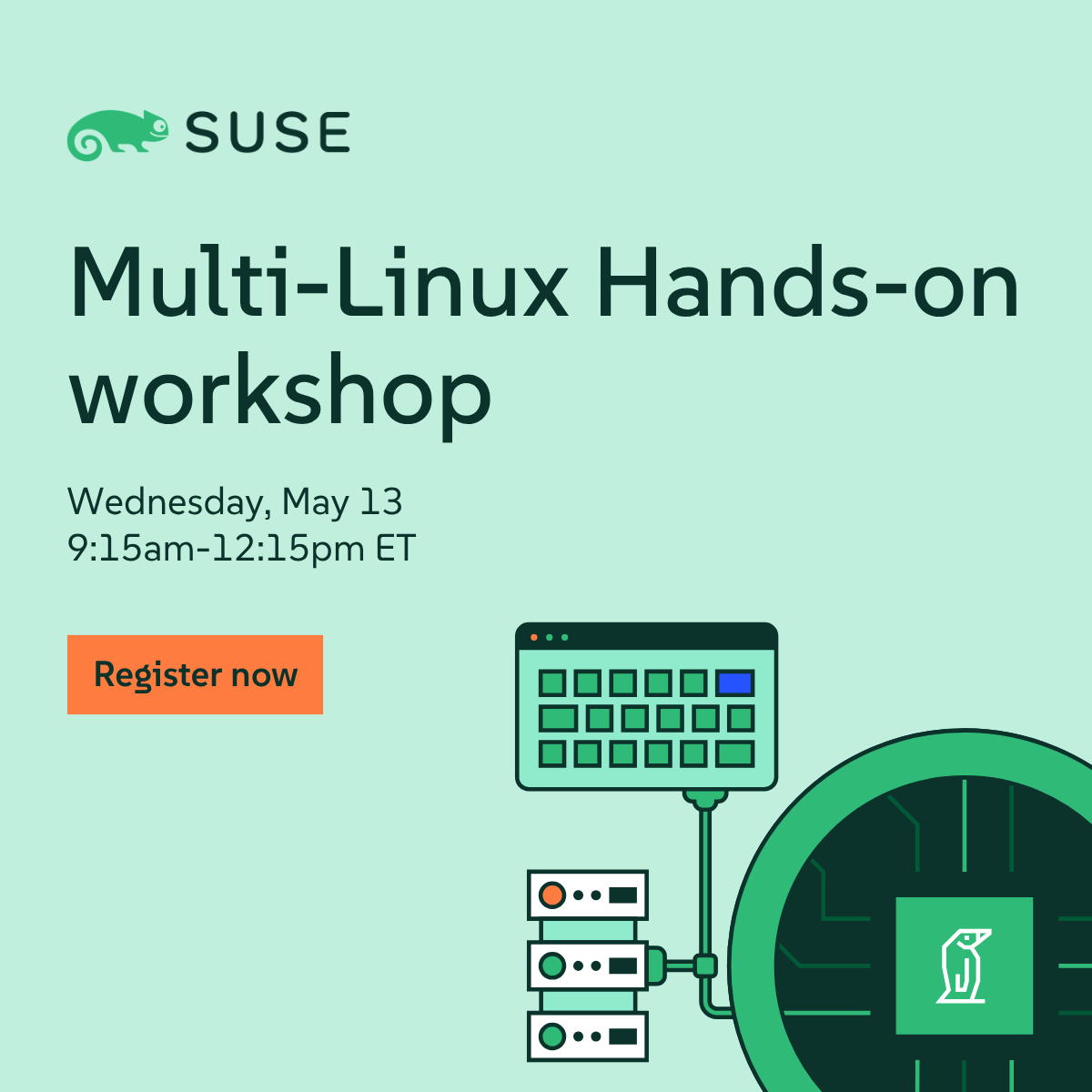 dpostel's tweet photo. Ready to streamline your #Linux strategy and cut costs? Join the #SUSE Multi-Linux Hands-on Workshop and learn how to seamlessly migrate your #CentOS or #RHEL systems to SUSE MLS, extending their lifecycle and simplifying management. 

Register today: https://t.co/E8OBUec5pl https://t.co/5BrXS8iSoj
