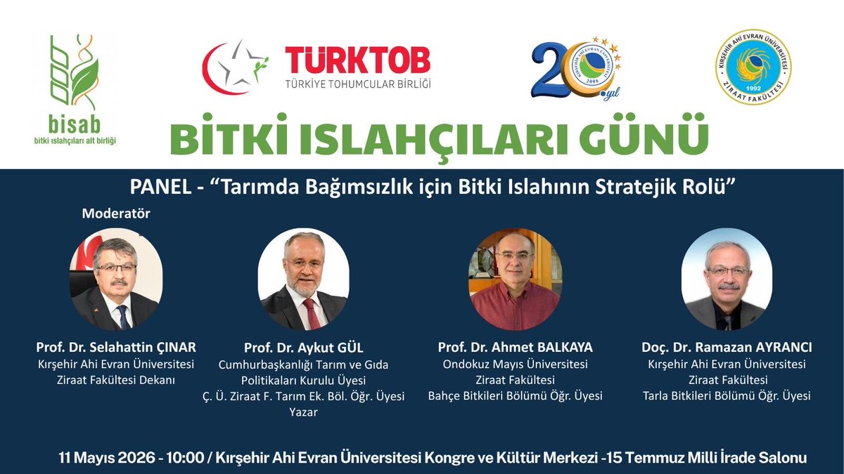 Bitki Islahçıları Alt Birliği tweet media