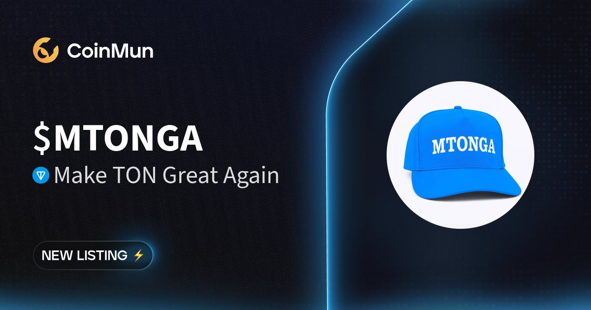 B_Versee's tweet photo. Update 🏦 

$MTONGA Is now Listed on @coinmun 📉 

$CANA on $Ton will be Next 👍

The $MTONGA details is here👇
https://t.co/Zfc0U3pwPV https://t.co/hADBk82Pgn