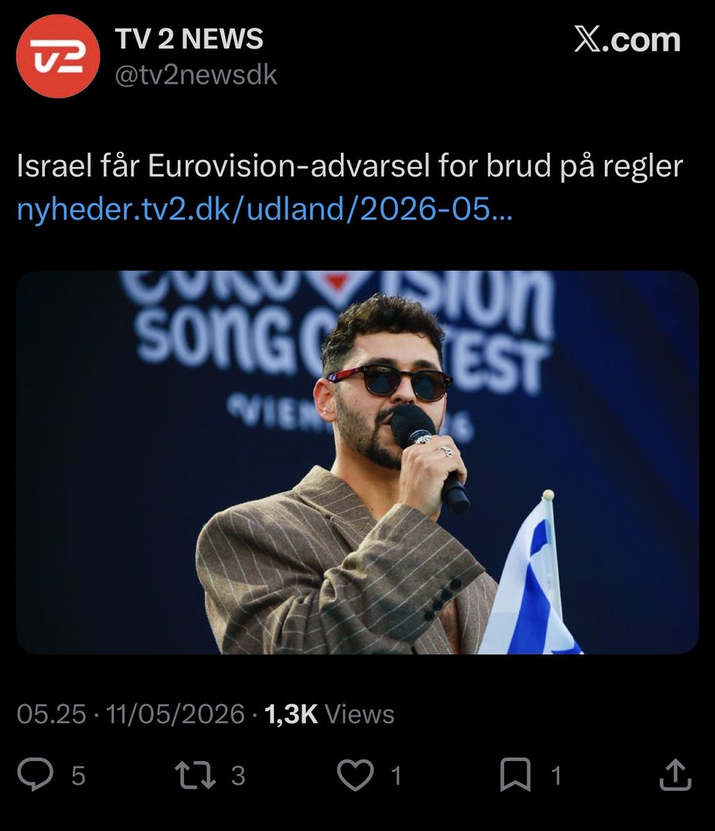 Israel forsøger igen at snyde sig til mange stemmer - som de gjorde sidste år. 

Utroligt de får lov til at deltage i en konkurrence, som de så åbenlyst bruger som politisk platform for skabe indtryk af bred europæisk opbakning til Israel.

Skandaløst. Men også en ren tilståelse