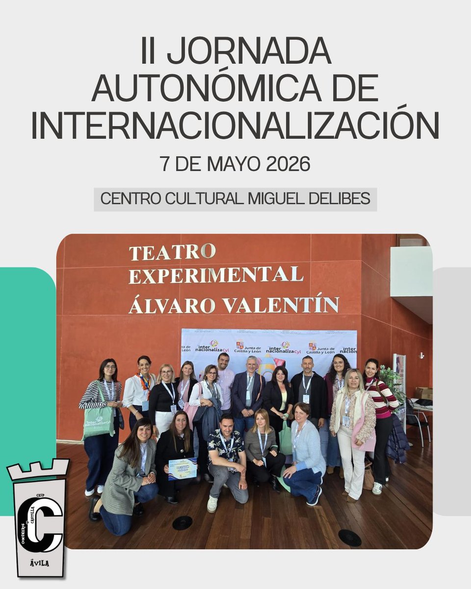 CEIPCOMUNEROSAV's tweet photo. Participamos en la 2ª Jornada de Internacionalización compartiendo nuestra experiencia Erasmus+ en Primaria. ¡Seguimos creciendo! 🌍🏫💛 GRACIAS por contar con nosotros @fjmagdafuente  @dondavidruiz #internacionalizaCyL https://t.co/oHGXgJkqrk