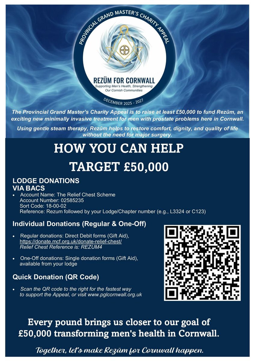 ProvCornwall's tweet photo. Another busy week of Installations begins!

Last week King Arthur Lodge 7134 delivered a superb ceremony in Tintagel, followed by a festive board for 84 guests. £1k was raised for the Rezum for Cornwall appeal.

This week: Wadebridge, Penzance &amp; Hayle.

#Freemasonry #PGLCornwall https://t.co/ndmphY1qrv