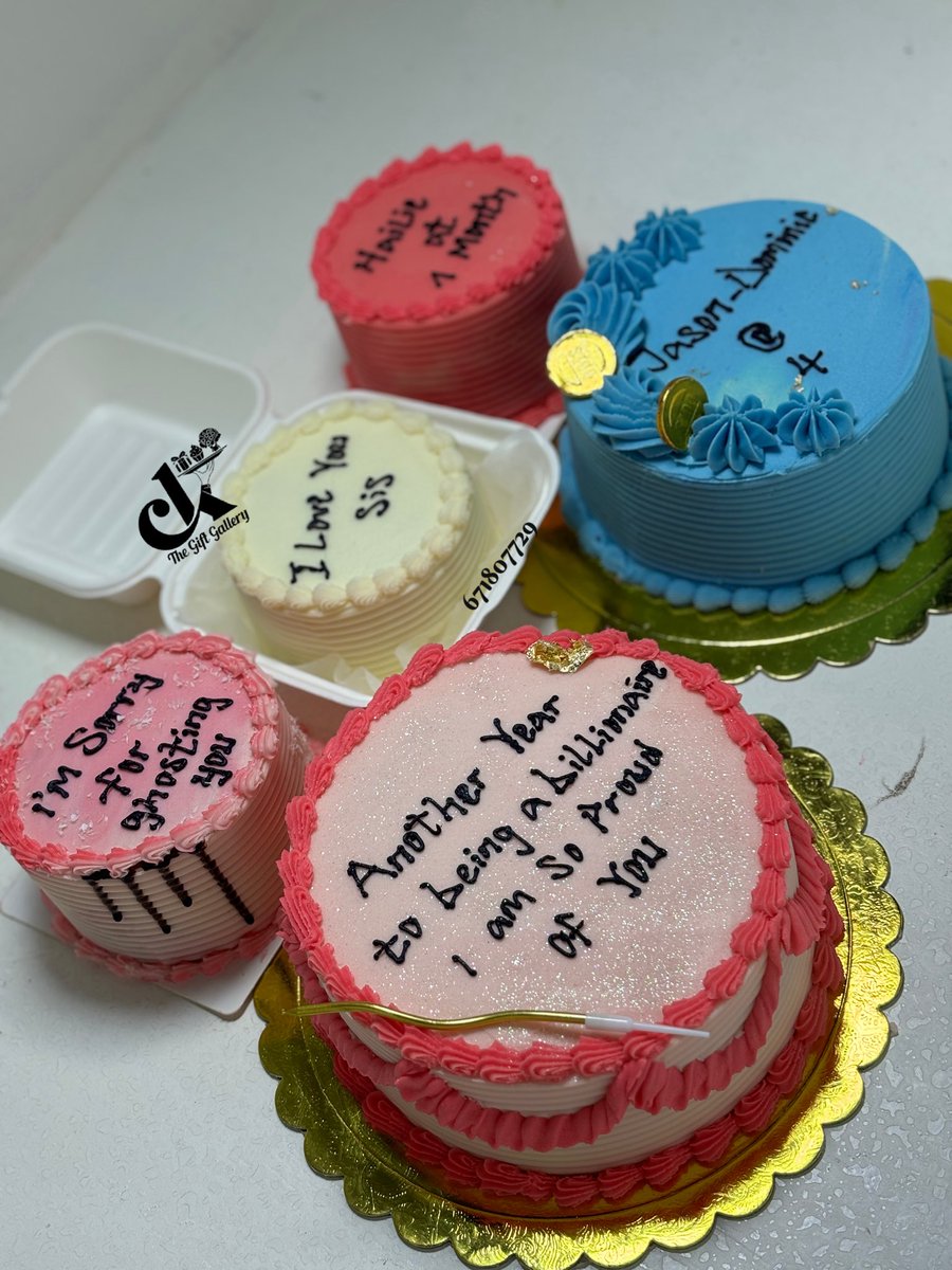 CaraAwankem's tweet photo. Hi everyone.

I run a cake business in Buea, Cameroon called C&amp;K. For anything cake related, we’ve got you covered. The best part? You can get your cake on the same day you order.  

Open: Monday – Saturday | 8:30 AM – 6:00pm

WhatsApp: 671 807 729 https://t.co/yWmsvraI33