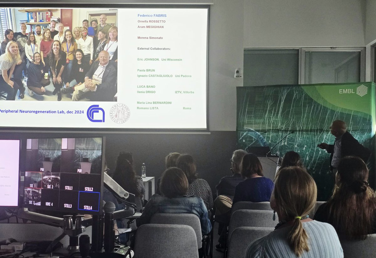 Cnr_Ibbc's tweet photo. Botulinum toxin: threat or cure? Seminar by Prof. Cesare Montecucco @CRIBI_UniPD (hosted by Siro Luvesetto) explaining the history of studies on botulinum function—and how this powerful toxin can benefit human health. Fascinating balance between danger and  therapy.
@CNRsocial https://t.co/Y52btYbn78