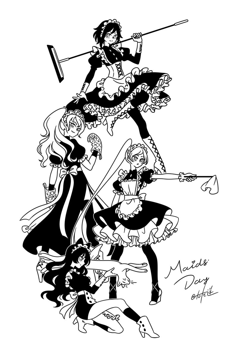 FatRabbitR's tweet photo. 【Fanart】⚪⚫
Alternate version with black stockings &amp; white shoes
#RWBY #RWBYFanart https://t.co/Pmljq1WIpG