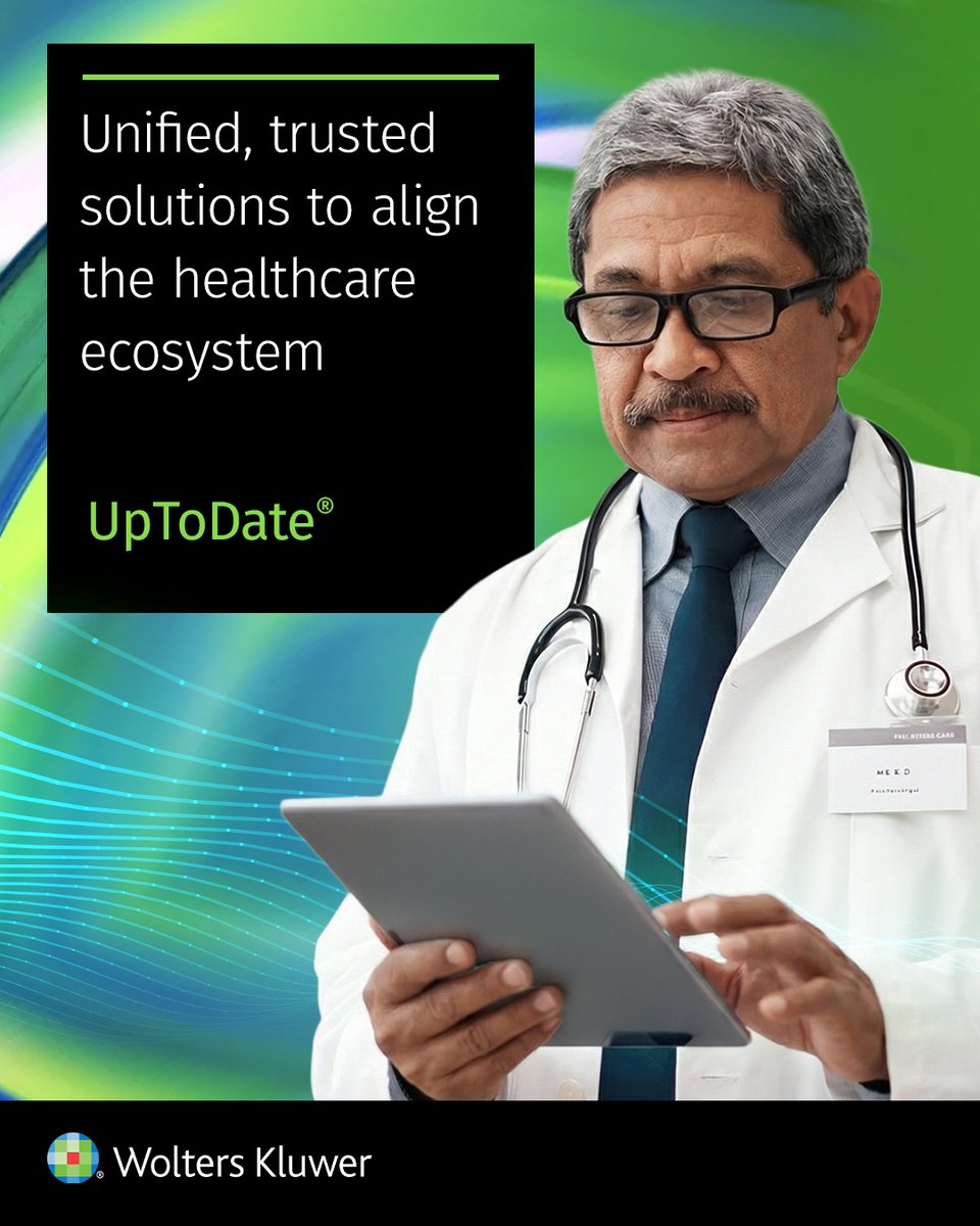 WKHealthIndia's tweet photo. Complex healthcare decisions need trusted, evidence-based insights at the right time.

Empower your organisation with UpToDate’s clinical decision support, drug reference content &amp; patient engagement solutions.

Explore now: https://t.co/Y98cHNMlqZ

#WoltersKluwer  #UpToDate https://t.co/sl3jt9ysyX