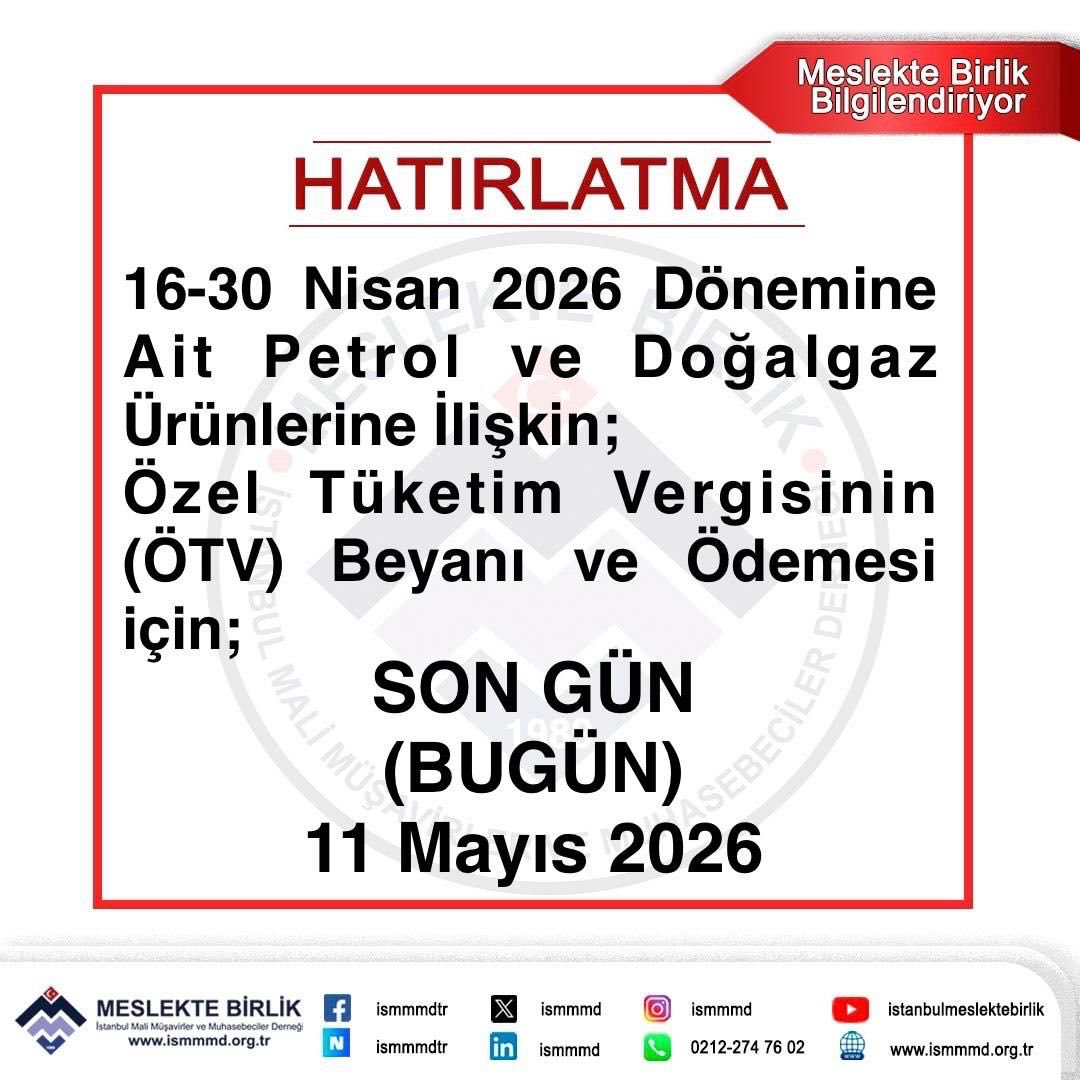 İstanbul Meslekte Birlik tweet media