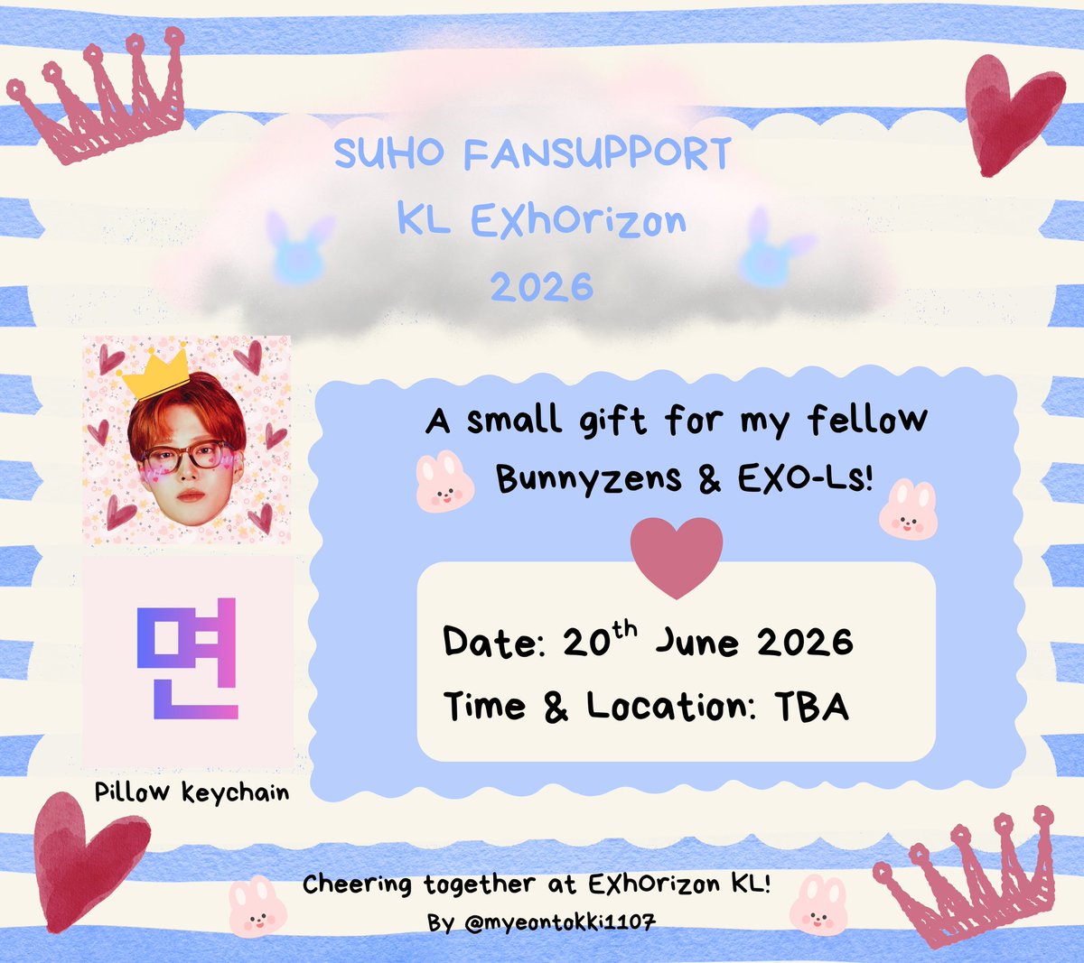 [Help RT and like ❤️]
Fansupport EXhOrizon in Kuala Lumpur by <a href="/myeontokki1107/">❤ Sad Myeontokki ❤</a>
🗓 20th June 2026
📍National Hockey Stadium
⏰️ TBA
#EXhOrizoninKL
#EXO
#EXhOrizoninMalaysia
