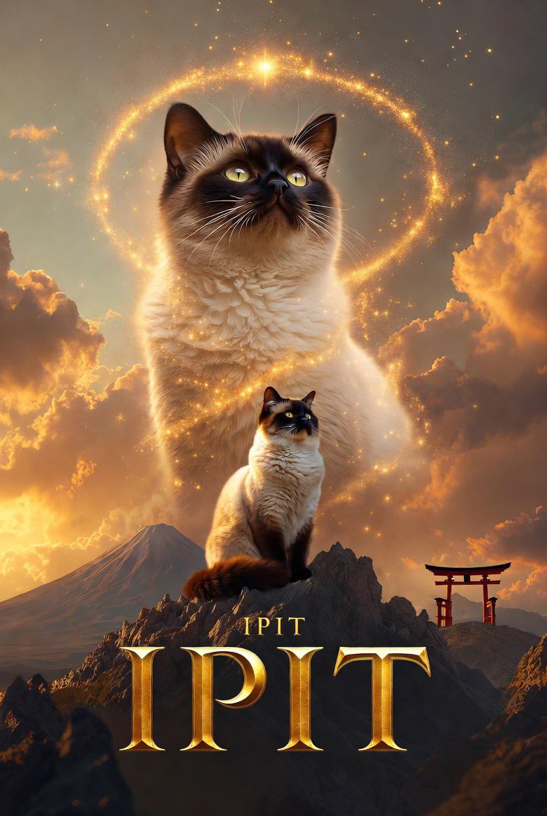 jagoanmamah1010's tweet photo. one week make mememcoin for my cat
Behold the majesty... 

This is $IPIT.

CA: A8W7D4PHQDfhUDvkjsZSJdpeWi3R9MbdrTbdoZDXpump

Not just a cat. A fucking movement. 

Early = Blessed 😼🚀
#IPIT #misscat #pumpfun #memecoin https://t.co/dvEApgrKdj