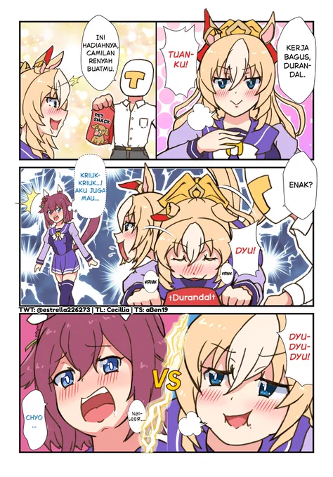 Dog-Like Umamusume
Indonesian translation by: @Cecillia_30

#ウマ娘 #サクラチヨノオー #デュランダル #ウマ娘英訳 #ウマ娘インドネシア語翻訳 #Umamusume #UmaTranslations 