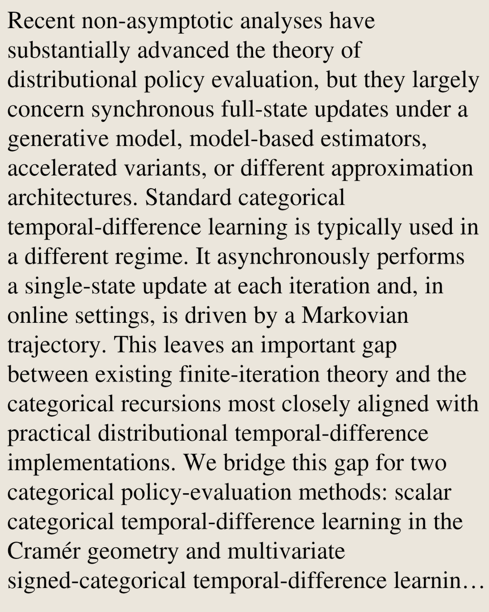 A Finite-Iteration Theory for Asynchronous Categorical Distributional ...