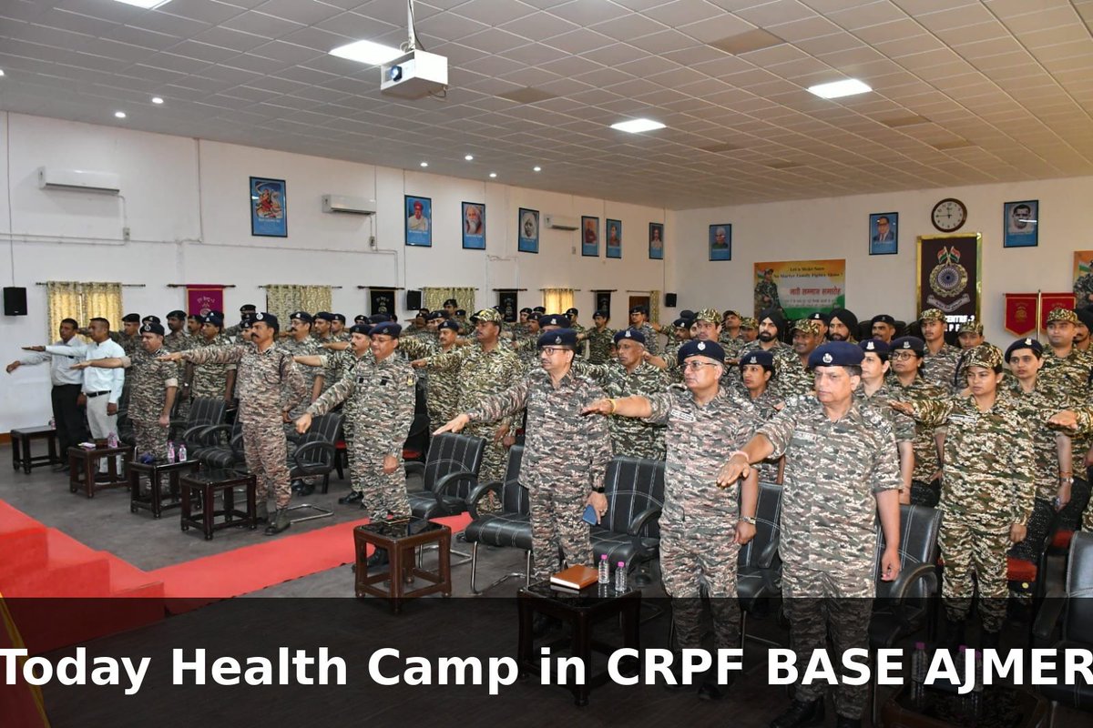 CorporealHealth's tweet photo. Honored to support our brave CRPF personnel through CHS’s TB Screening Camp at CRPF Base, Ajmer using Portable Digital X-Ray technology 🇮🇳
Because those who protect the nation deserve the best healthcare. 💪
#CHS #CRPF #HealthcareForHeroes

https://t.co/I8004oBqKo https://t.co/7KFiXq7aaE