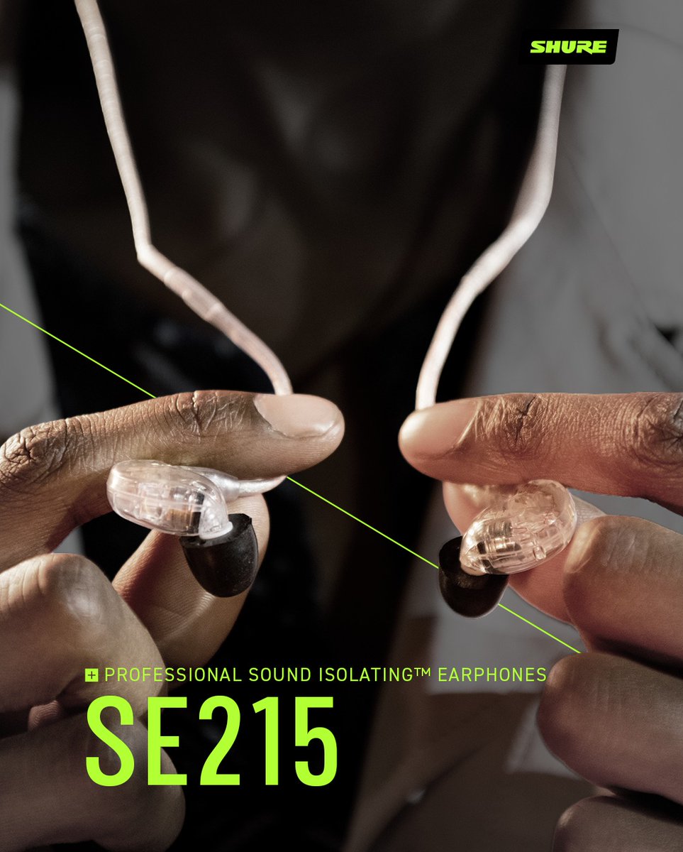 HandHeldAudio's tweet photo. Protect your hearing without compromising on quality 🎧 Discover SE215 👉 https://t.co/RQwiltIAq5

https://t.co/cw38K8X0bw https://t.co/8YZNzHXHPb