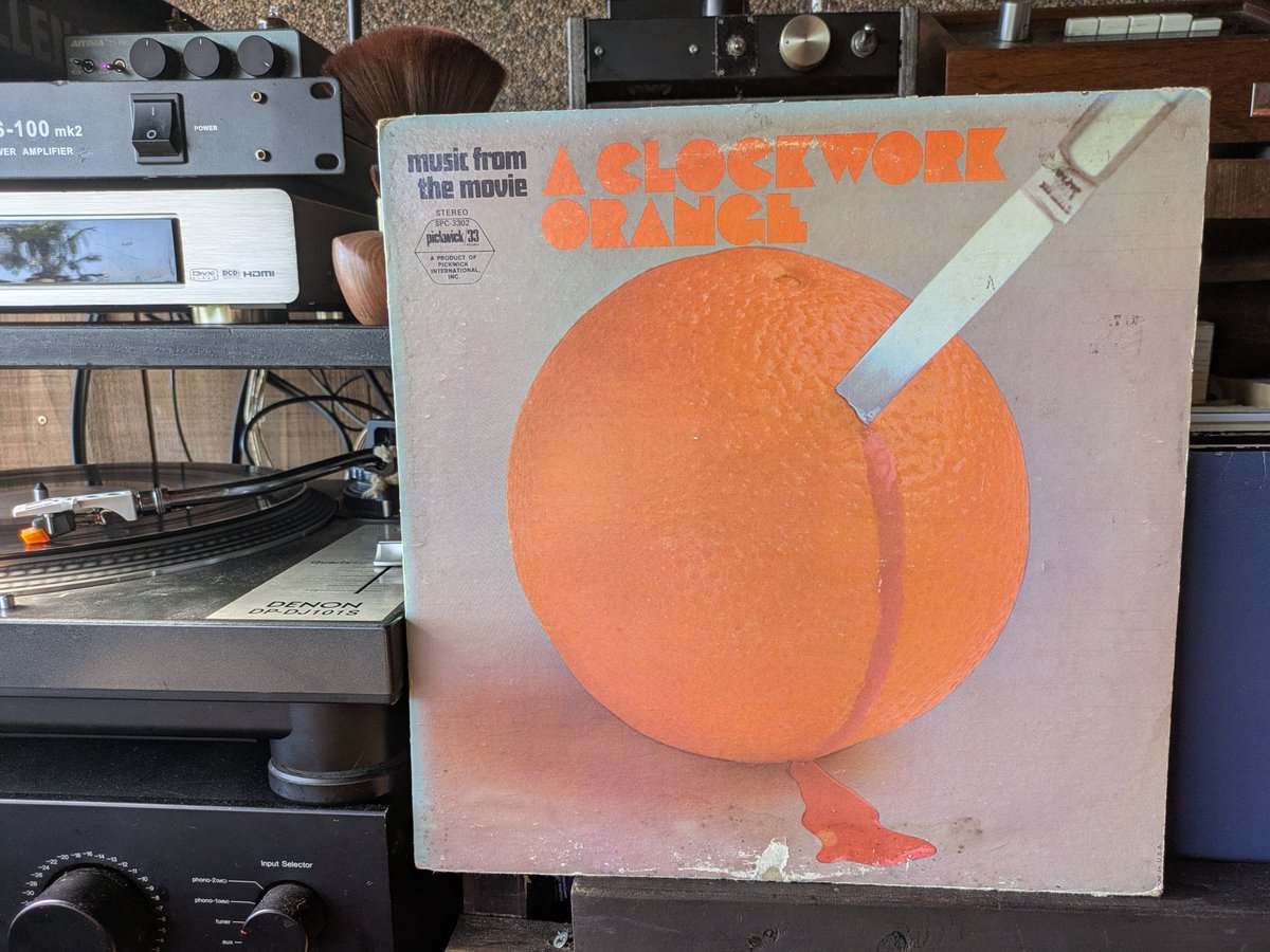 nowspinning 「A CLOCKWORK ORENGE」V/A 珍しいジャケットのサントラ盤
