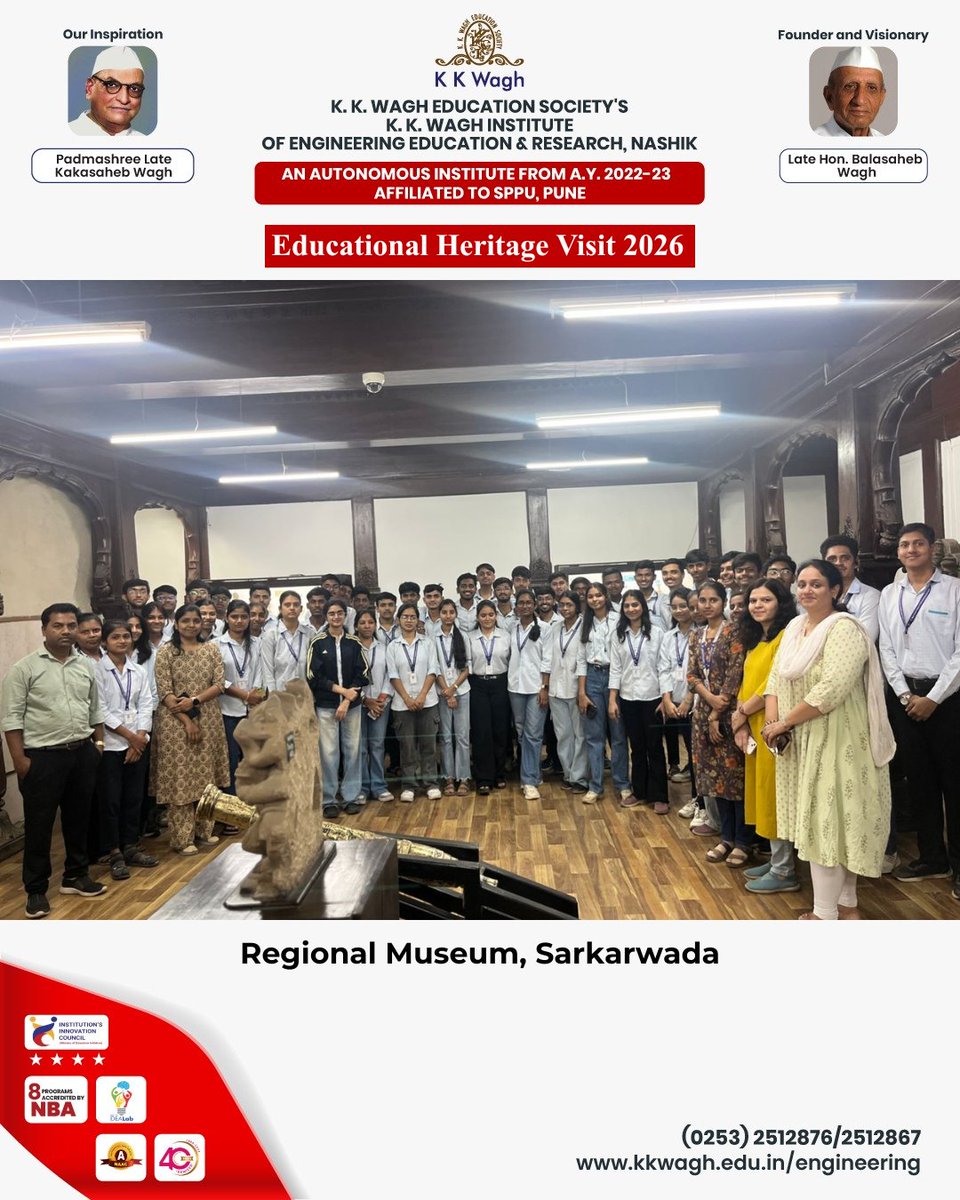 K. K. Wagh Institute tweet media