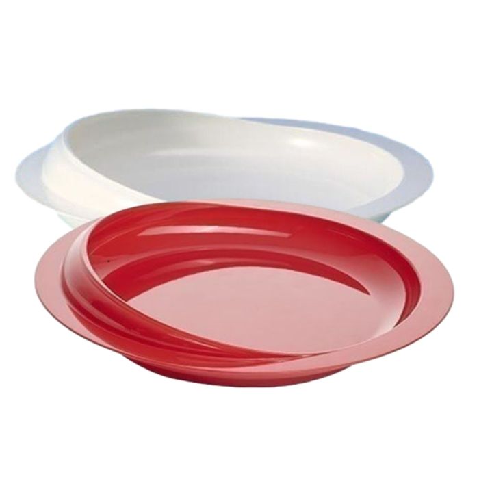 Mobility_Smart's tweet photo. Eat with confidence! 🍽️ The Scoop Dish features a raised rim to help guide food onto your fork and a suction base to prevent sliding. Perfect for one-handed use or limited hand control. Available in White or Dementia-friendly Red! 🍎🥄 #IndependentLiving #CareHomeAids https://t.co/3dlofIEYFi