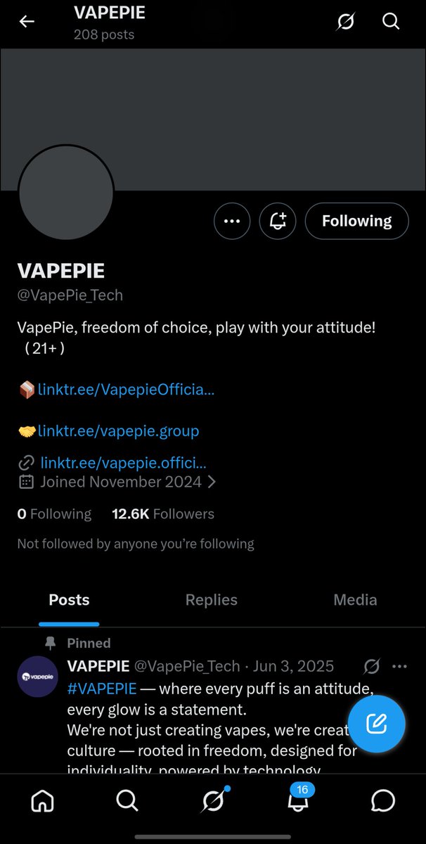 subhamdash99's tweet photo. Check out VAPEPIE on X.
VapePie, freedom of choice, play with your attitude!（21+）

📦https://t.co/kG7RS3kD2k

🤝https://t.co/n3QGZIa9Da https://t.co/40ooLgDxl0 https://t.co/krGnEn1hWk