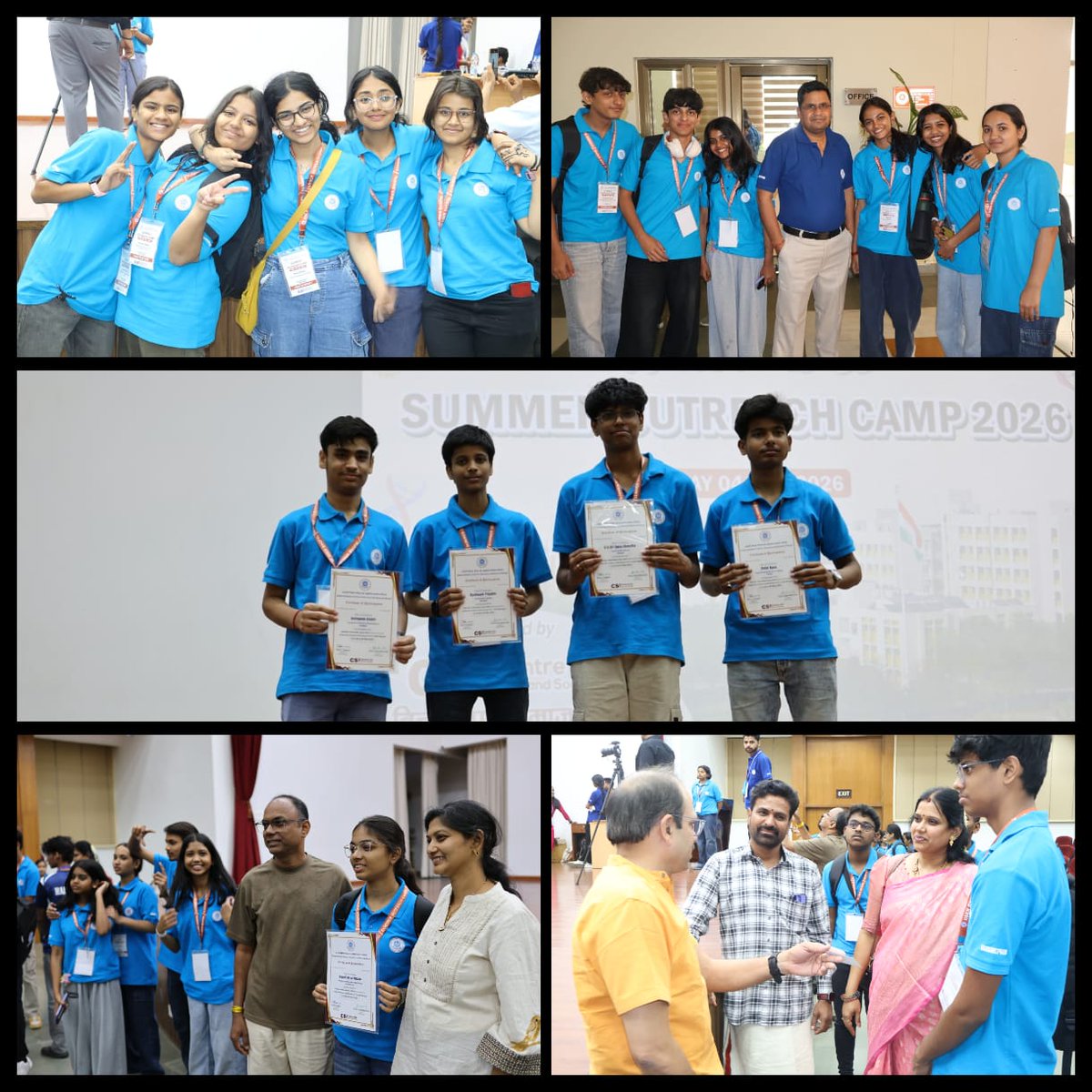 iiserbhopal's tweet photo. 𝗦𝘂𝗺𝗺𝗲𝗿 𝗢𝘂𝘁𝗿𝗲𝗮𝗰𝗵 𝗖𝗮𝗺𝗽 𝟮𝟬𝟮𝟲 𝗮𝘁 𝗜𝗜𝗦𝗘𝗥 𝗕𝗵𝗼𝗽𝗮𝗹 – 𝗖𝗹𝗼𝘀𝗶𝗻𝗴 𝗗𝗮𝘆 𝗛𝗶𝗴𝗵𝗹𝗶����𝗵𝘁𝘀

The final day of the Summer Outreach Camp 2026 at IISER Bhopal marked a reflective conclusion to a week filled with scientific learning, interdisciplinary exposure, and meaningful interactions for a vibrant group of young energetic minds.

The day opened with a session by the Department of Economic Sciences led by Dr. Anomita Ghosh and Dr. Vipin V on “Where Nature Meets Livelihoods: An Economics Perspective.” The discussion helped students understand the conncection of economics with environmental systems and human well-being and livelihoods.

This session was followed by an inspiring address by Prof. J. Sankar, Head, CS2, IISER Bhopal on “Future at IISERB,” where participants gained valuable insights into research opportunities, academic growth, and the vibrant scientific ecosystem at IISER Bhopal.

Around 300 participants from all over India who took part in the camp then shared their feedback, reflecting on their overall journey, key learnings, and memorable experiences from the camp. Their responses highlighted the impact of hands-on exposure, expert interactions, and interdisciplinary learning throughout the programme.

The camp concluded with a formal Closing Ceremony and Certificate Distribution, celebrating the successful completion of the outreach initiative. The event ended with lunch and departure, as participants bid farewell with new friendships, deeper scientific curiosity, and lasting inspiration.

Overall, the concluding day brought together reflection, appreciation, and motivation, perfectly wrapping up a transformative experience at IISER Bhopal.

A heartfelt thanks to all the organizers, volunteers, faculty members, speakers, and everyone involved in making the Summer Outreach Camp 2026 a grand success! Special appreciation to all the participants for their enthusiasm, curiosity, and active engagement throughout the camp.

@EduMinOfIndia @IndiaDST @DBTIndia @dasgobardhan @jesankar @CS2_IISERB 

#IISERBhopal #SummerOutreachCamp2026 #ScienceForStudents #STEMEducation #ScienceCommunication