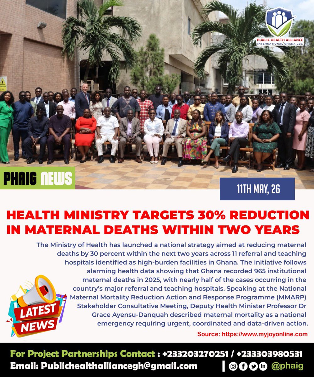 Public Health Alliance International Ghana - PHAIG tweet media