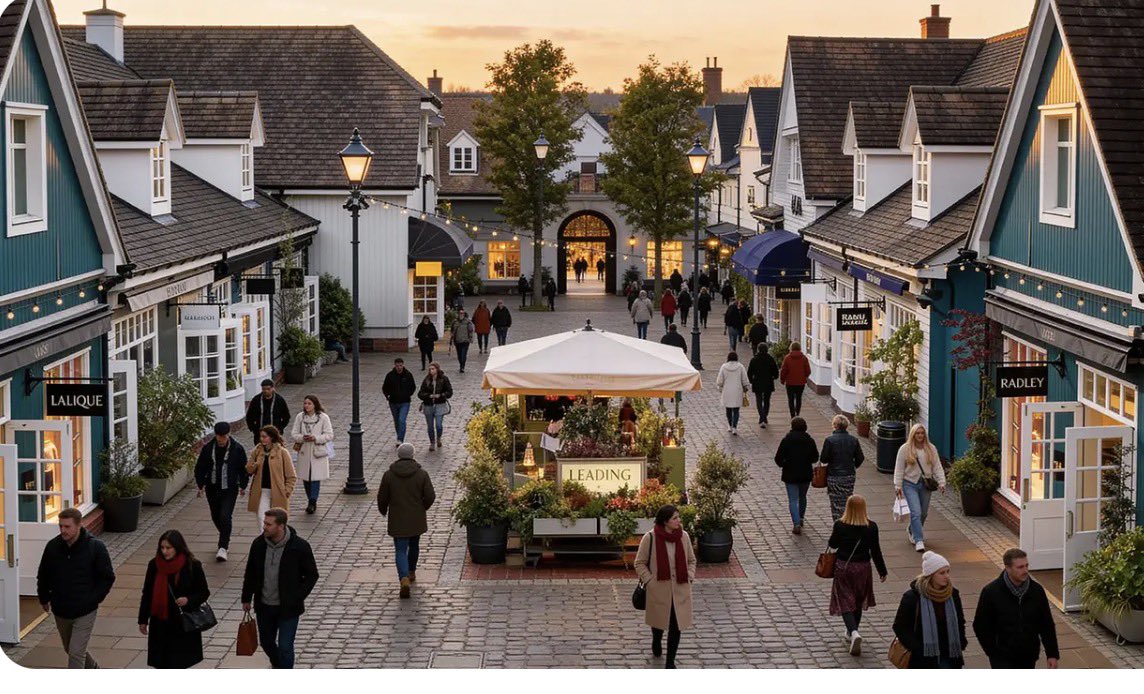 nawafuk's tweet photo. أوتلت بيستر فيليج ( Bicester Village ) هو مجمّع تسوّق فاخر في بريطانيا قريب من مدينة أكسفورد ولندن ويشتهر بوجود متاجر ماركات عالمية بأسعار مخفّضة ماذا يوجد فيه؟

أكثر من 150 متجر لماركات فاخرة مثل:
Gucci
Prada
Burberry
Dior
Balenciaga https://t.co/bxvaKJ4PGW