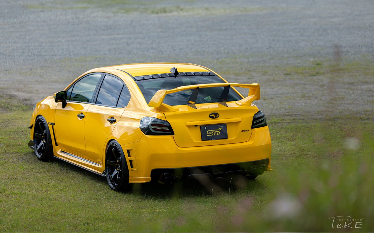 Pika_s207's tweet photo. 【仕様変更】

・ADVAN Racing GT BEYOND 10J+25  4本通し
・HANKOOK VENTUS S1 evo3 255/35/19
・ナンバー穴、ヘッドライトウォッシャースムージング
・REAR SIDE UNDER SPOILER  (黒→黄色)
・EXHAUST FINISHER、REAR DIFFUSER   (黄色→黒)
etc.

協力していただいた方々ありがとうございました🙇 https://t.co/T9ZPKNDi5v