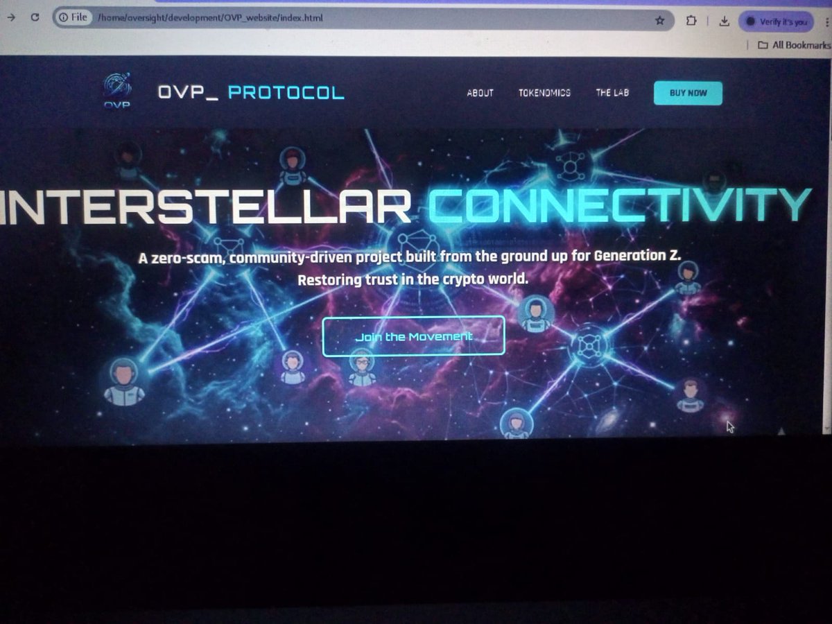 OVP_Protocol's tweet photo. Something big is brewing in the stars... 🚀
​OVP_PROTOCOL is almost here to redefine transparency and connectivity. Zero scams, pure community power. 💎✨
​Are you ready to join the movement
​#OVP #OVPProtocol #Solana #Gem #ComingSoon #GenZCrypto https://t.co/GBuuab7kMi