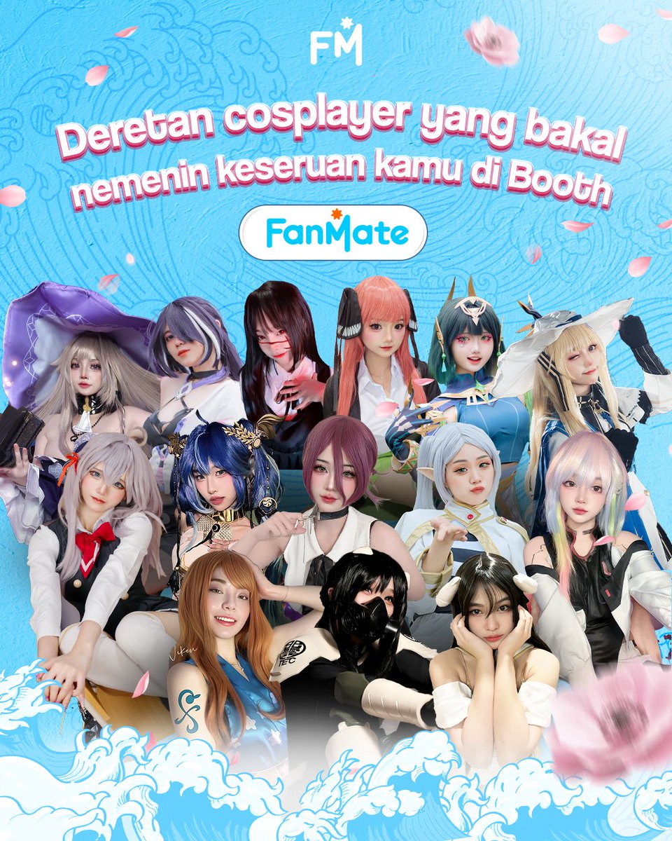 fanmateid's tweet photo. Sebentar lagi waktunya kita ketemuan di Booth FanMate!

Udah kebayang blm serunya ketemu langsung sama cosplayer favorit, foto brg, sampai berburu merch eksklusif yg cuma ada di sini?

Jgn sampai kelewatan, wajib bgt masukin Booth FanMate ke wishlist kamu pas Comifuro 22 nanti🥰 https://t.co/afJqOeBOsC