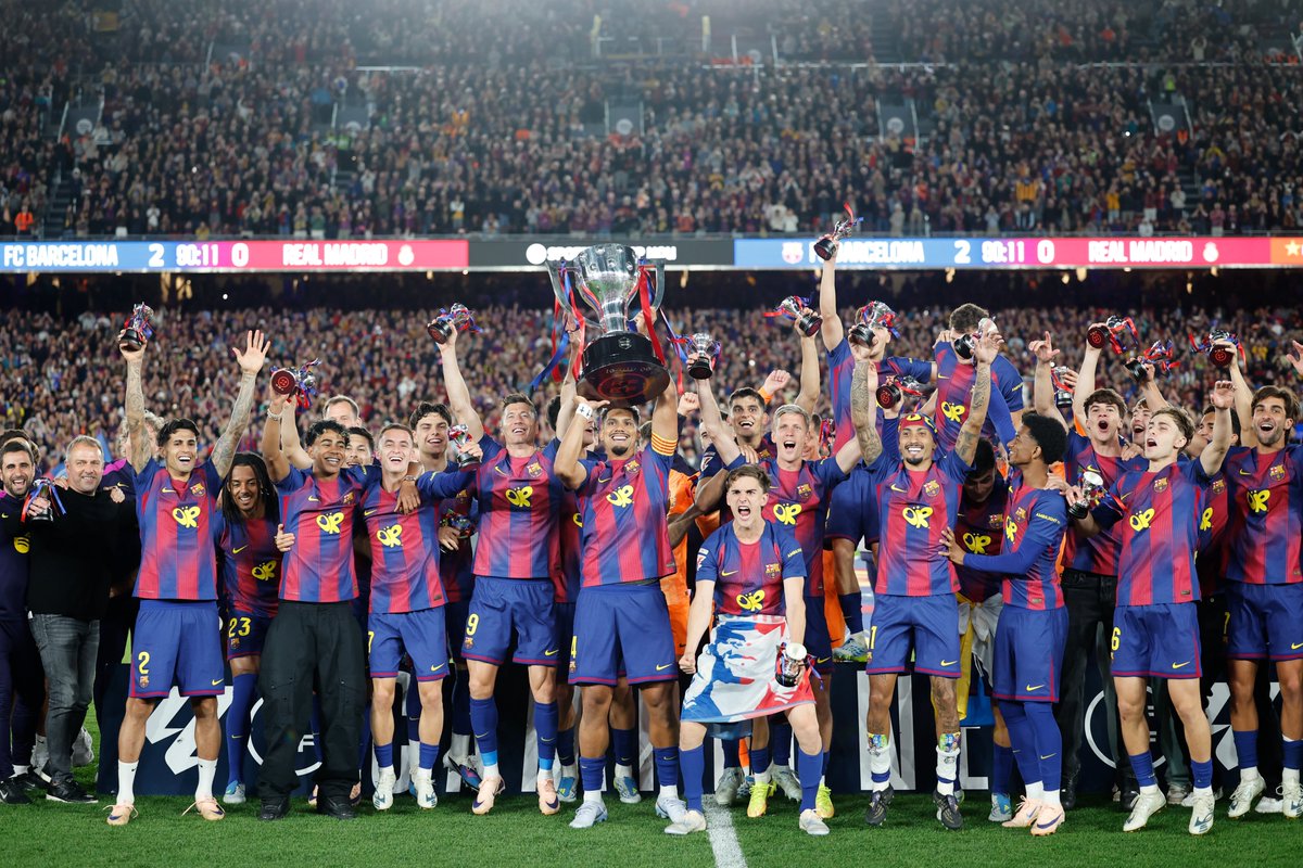 🏆🔵🔴 La 2⃣9⃣ Liga del Barça conquistada ante el Madrid