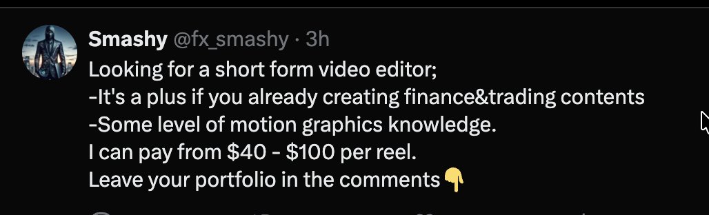 Abbasrazaeditor's tweet photo. These type of post only on for Engangment 
so don't comment or reply..
Bcz the real person who are looking for video editor never ask for comment of follow 

#videoeditor #videoediting #freelancevideoeditor https://t.co/VBXgpIgp4Z
