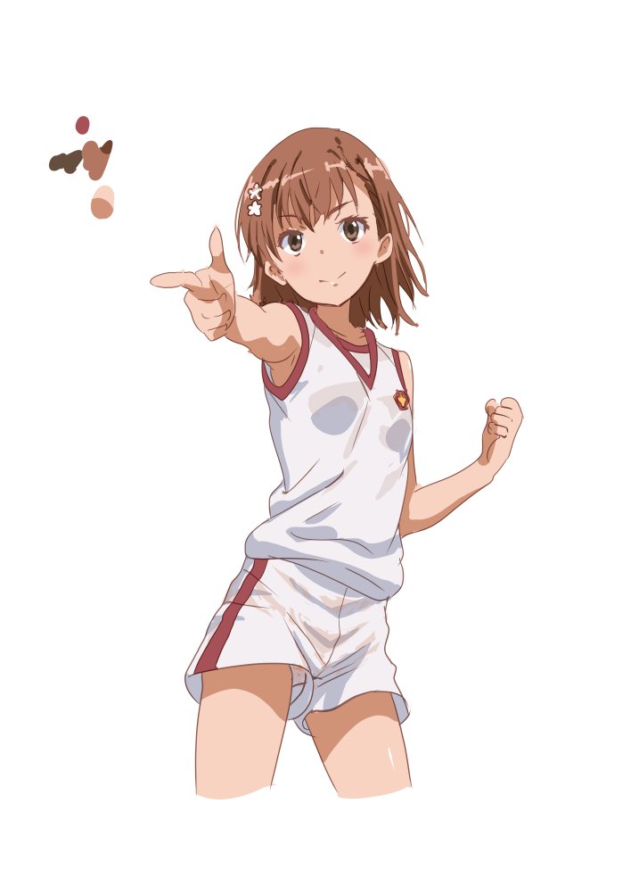 以前描いた、体操服御坂美琴ちゃん臭そう。 