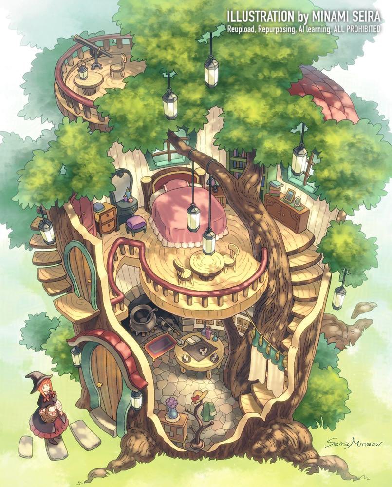 liberation_zone's tweet photo. 魔女のツリーハウス https://t.co/HFzy05PcfZ