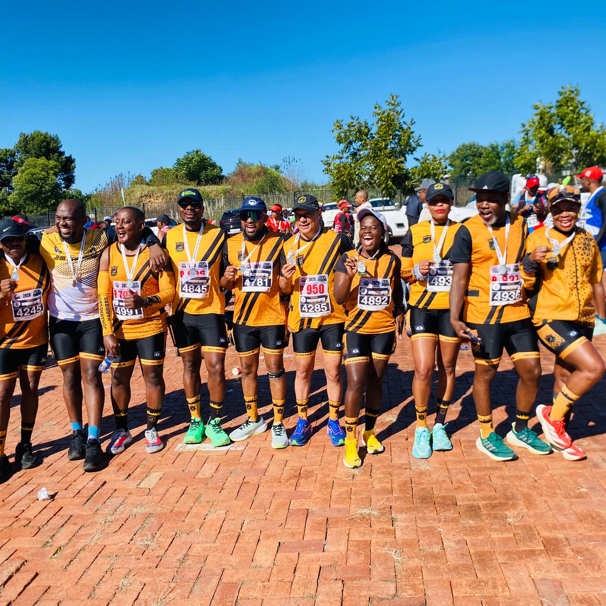 JHB_Harriers's tweet photo. Happy #MedalMonday 🏅 
#modderfonteinhalfmarathon https://t.co/82DkCZvGz7