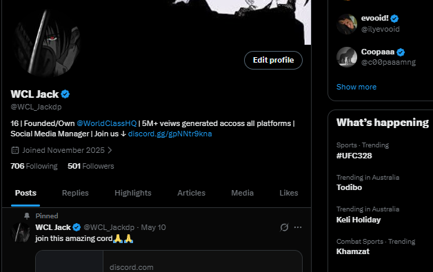 WCL Jack tweet media