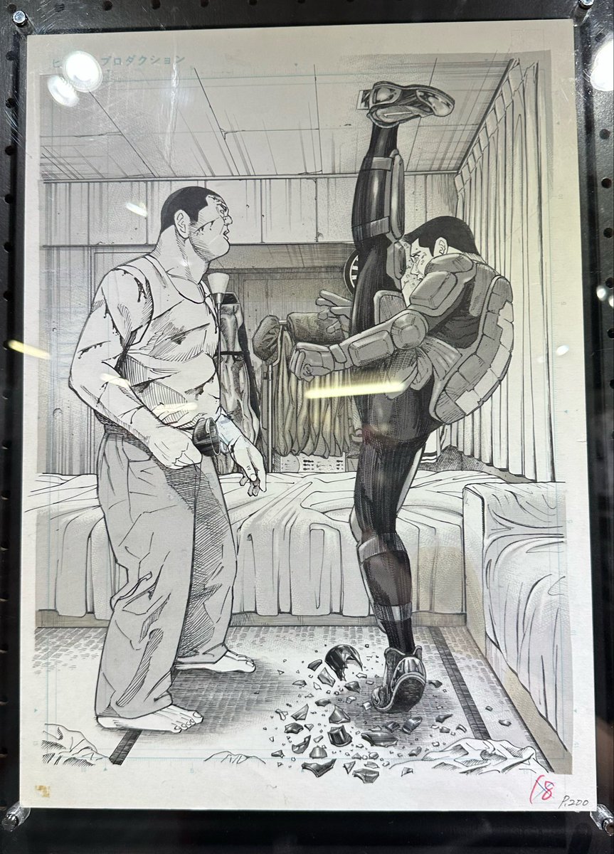 Matsubara_Toshi's tweet photo. 殺し屋イチ展…！入場料が只なのが意味わからない…！
複製原画たっぷり買いました🤨 https://t.co/c4I9PhhQ7O