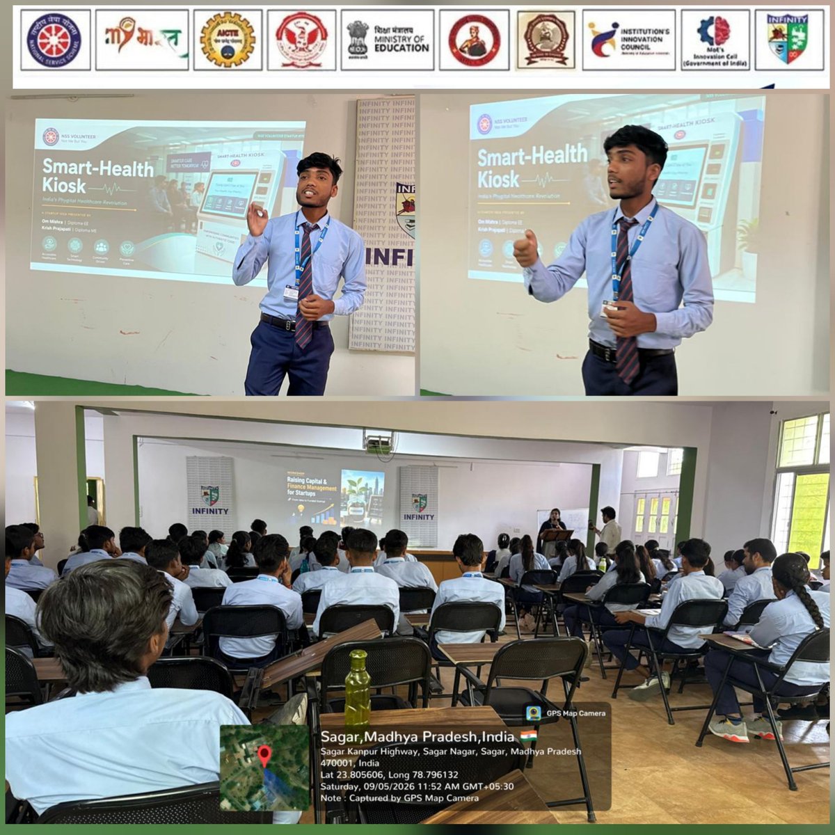 NSS_Infinity's tweet photo. #NSS Volunteers presented their ideas through PPTs in the workshop on “Raising Capital and Finance Management for Start-Ups.”
#NSS_PO: @DrAshfaqNSS 

@McbuNss @NSSCELLGOVMP @_NSSIndia @NSSRDBhopal @nykssagar @arun_nss @MrRCPrajapati @MYBharatHQ @projssagar  @collectorsagar https://t.co/4Jp15zlQ4X
