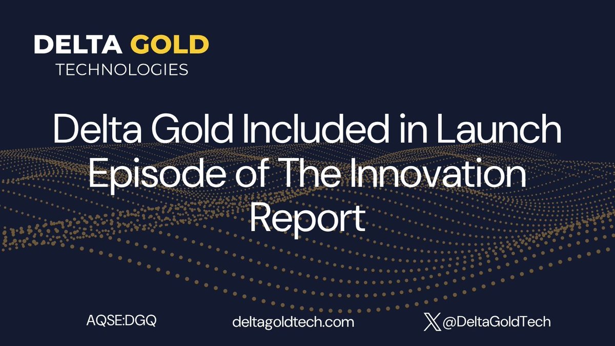 Delta Gold Technologies PLC tweet media
