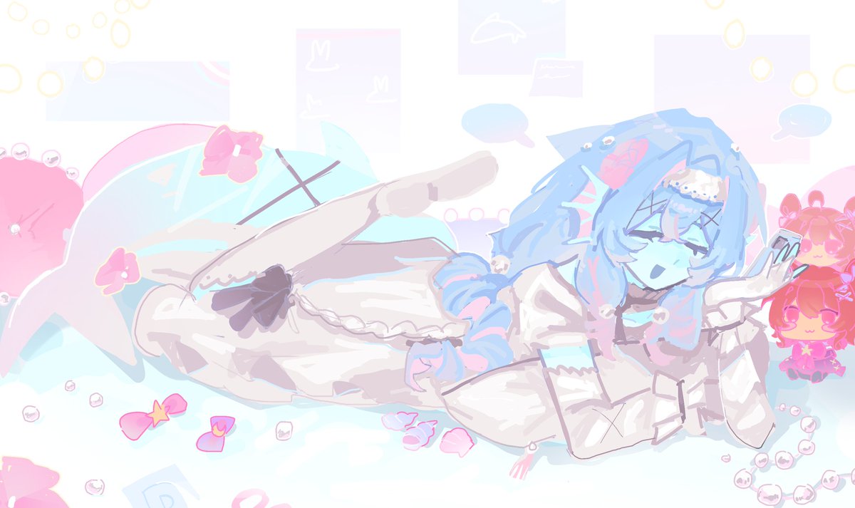 Bunz2Bunnies's tweet photo. Ring ring #dol9hinfanart #mcyt https://t.co/DaMjIz7zy8