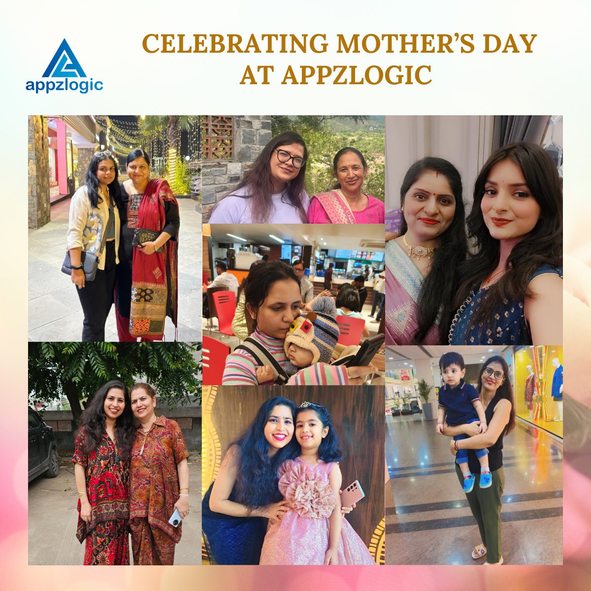appzlogic's tweet photo. Celebrating Mother’s Day at Appzlogic 
Wishing all the amazing moms a very Happy Mother’s Day!
#MothersDay #Appzlogic #WorkingMoms #WomenEmpowerment #EmployeeAppreciation #WorkLifeBalance https://t.co/tvA8QMV0Xb