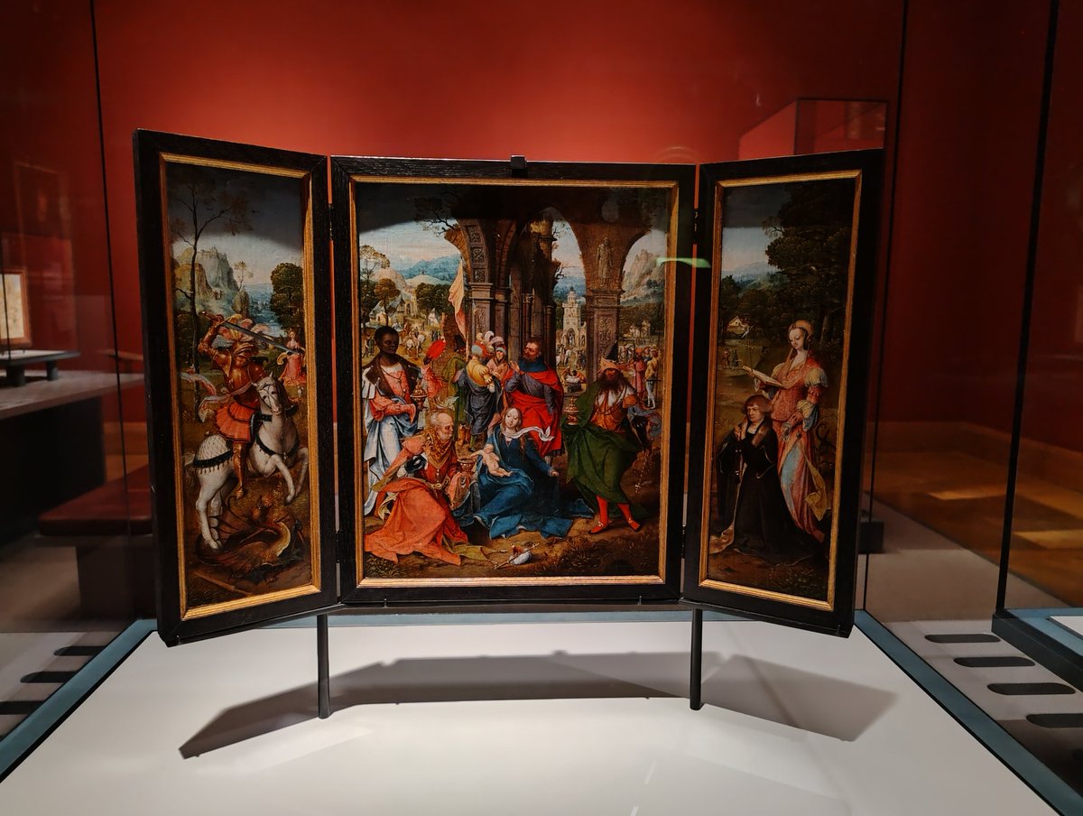 pruedar's tweet photo. Un momento de lectura.

Un políptico del Maestro de la Adoración de Amberes
c. 1500-1520
Museo Real de Bellas Artes de #Amberes https://t.co/tYhcfZ4ovr