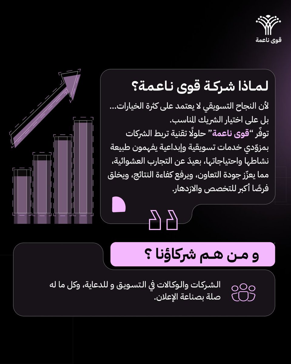 quwanaema's tweet photo. الشريك التسويقي الخطأ…
قد يكلّفك أكثر من ميزانية الإعلان نفسها. 

علشان كذا حنا اليوم موجودين.. ✨

#تسويق #اعلان #شريكك_الاعلاني https://t.co/0iOM40YNZg