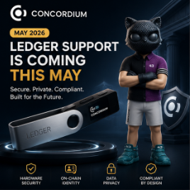 CaptainDef1i's tweet photo. Big news for @Concordium holders and the entire ecosystem, full Ledger integration drops in May 2026.    

This means you’ll soon be able to securely manage your $CCD with one of the most trusted hardware wallets in crypto, while enjoying Concordium’s powerful features:    

- Hardware-grade security for your assets   
- On-chain identity and private verification   
- Seamless, privacy-preserving payments   
- True self-custody with compliance built-in    

Whether you’re holding long-term, making everyday transactions, or preparing for agentic use cases, this integration brings together best-in-class security and real usability.    
Secure. Private. Compliant. Built for the future.    
May can’t come soon enough.   

#ConcordiumAmbassador