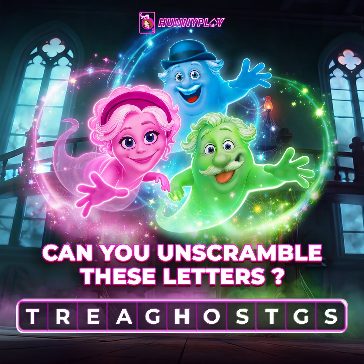 HunnyPlay_'s tweet photo. 💦Can you solve this ghost puzzle before everyone else? 🎮👻

🎁Total Reward: 50 $USDT - No Deposit 
📢 How to join:
1️⃣Follow + ♥️ + 🔁
2️⃣Tag 1 friend 
3️⃣Comment your answers + Username on HunnyPlay

#HunnyPlay #Minigame https://t.co/5EaISXoeeA
