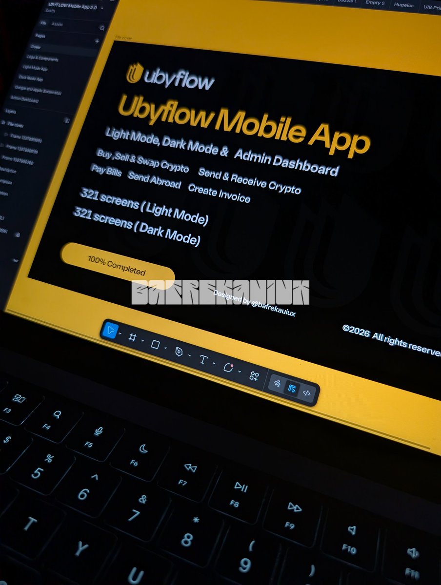 bafrekauiux's tweet photo. Glad to share that I’ve completed the @ubyflow⁠ app design which is currently in development which includes the dark mode, light mode, admin dashboard, and Google Play Store preview. One more client project left to wrap up. 

I’m Babatunde, a Product Designer (UI/UX Designer) and Design System Engineer. I specialize in crafting user-friendly and scalable interface systems for mobile apps, web apps, landing pages, and Web3 platforms.
My focus is building clean, functional, and conversion-driven digital experiences that balance usability, aesthetics, and product strategy.