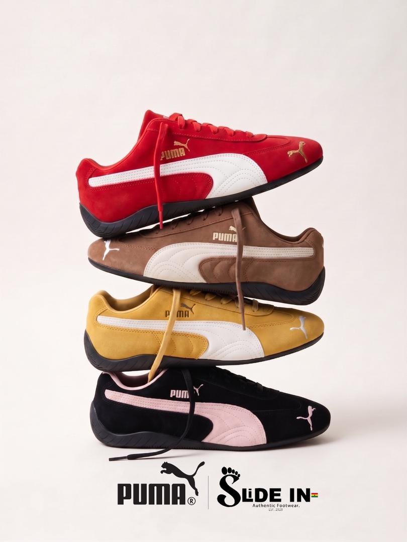slideinghana's tweet photo. Some sneakers don’t need noise to stand out.
Speedcat energy. https://t.co/J8fiJfV2OQ
