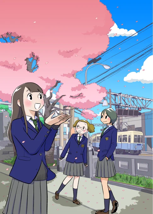 2017年8月に公開されたアニメーション映画「きみの声をとどけたい」、今年の8月でちょうど10年目になります。2017年の春にはこんな絵のポスターが江ノ電各駅に貼られてました。 久々に舞台となった龍口寺に。富士山見えなくて残念〜。